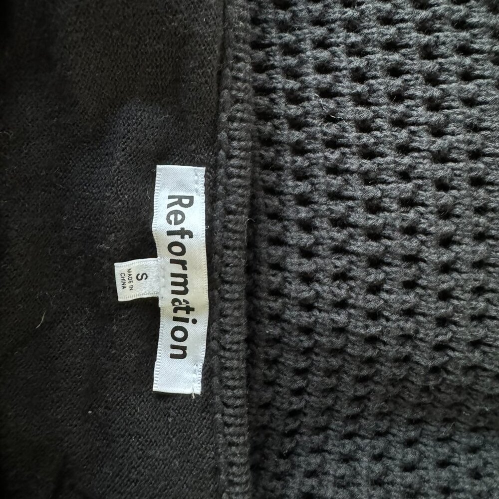 Reformation Alexina Dress Black Size Small - Picture 5 of 9